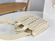 Okify Chloe Small Woody Bag In Cream White 26.5x20x8cm - 5
