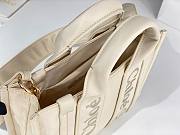 Okify Chloe Small Woody Bag In Cream White 26.5x20x8cm - 2