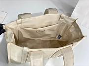 Okify Chloe Medium Woody Bag In Cream White 37x26x12cm - 3