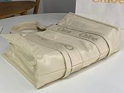 Okify Chloe Large Woody Bag In Cream White 42x31.5x13.5cm - 4