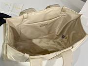 Okify Chloe Large Woody Bag In Cream White 42x31.5x13.5cm - 3