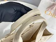 Okify Chloe Large Woody Bag In Cream White 42x31.5x13.5cm - 2