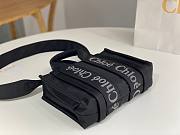 Okify Chloe Small Woody Bag In Black 26.5x20x8cm - 3