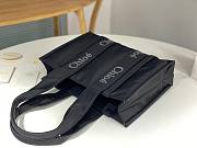 Okify Chloe Large Woody Bag In Black 42x31.5x13.5cm - 6
