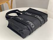 Okify Chloe Large Woody Bag In Black 42x31.5x13.5cm - 3