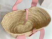 Okify Chloe Sense Basket Bag In Pink 45x24x18cm - 2