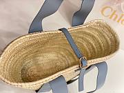 Okify Chloe Sense Basket Bag In Blue 45x24x18cm - 2