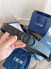 Okify Dior Enhance Edition Black Belt 35mm - 2