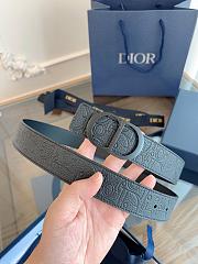 Okify Dior Enhance Edition Black Belt 35mm - 1