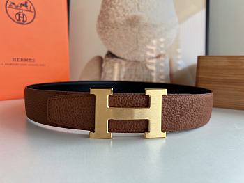 Okify Hermes Golden Brown Belt 38mm