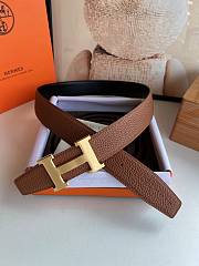 Okify Hermes Golden Brown Belt 38mm - 6