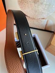 Okify Hermes Golden Brown Belt 38mm - 2