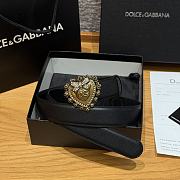 Okify Dolce & Gabbana Devotion Black Belt 30mm - 5
