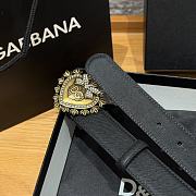Okify Dolce & Gabbana Devotion Black Belt 30mm - 4