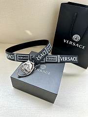 Okify Versace Black Medusa Belt 38mm - 5