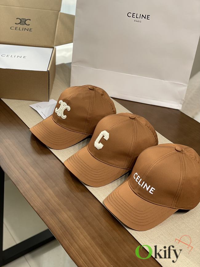 Okify Celine Brown Cap - 1