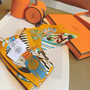 Okify Hermes From the Umbrella Showdown Twill Silk Scarf 5x86cm - 5