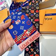 Okify Louis Vuitton Silk Small Scarf 120x8cm - 3