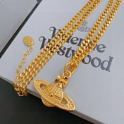 Okify Vivienne Westwood Gold Necklace 60cm 24943 - 3