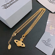 Okify Vivienne Westwood Gold Necklace 60cm 24943 - 5