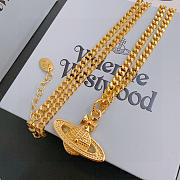 Okify Vivienne Westwood Gold Necklace 60cm 24943 - 6