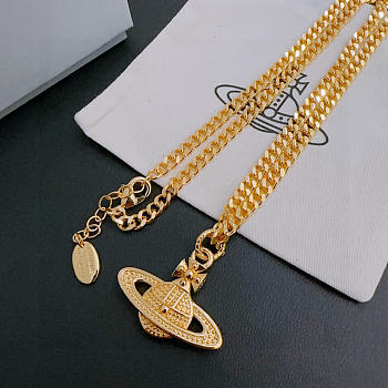 Okify Vivienne Westwood Gold Necklace 60cm 24943