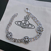 Okify Vivienne Westwood Silver Men Bracelet 24950 - 2