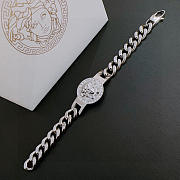 Okify Versace Medusa Silver Men Bracelet  - 4