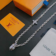Okify Louis Vuitton Silver Necklace 24954 - 5