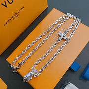 Okify Louis Vuitton Silver Necklace 24954 - 2