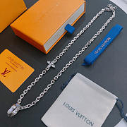 Okify Louis Vuitton Silver Necklace 24954 - 3