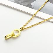 Okify Dior Gold Necklace With CD Charm - 2