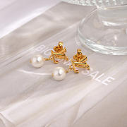 Okify Louis Vuitton Iconic Louisa Drop Earrings M01585 - 4
