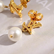 Okify Louis Vuitton Iconic Louisa Drop Earrings M01585 - 3
