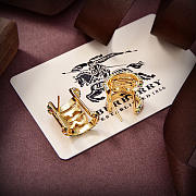 Okify Burberry Gold/Silver Earrings - 3