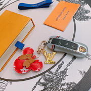 Okify Louis Vuitton Red Mickey Keychain  - 3