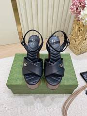 Okify Gucci Black High Heel Sandals  - 6