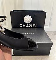 Okify CC Black Mary Jane Shoes With Pearl - 5