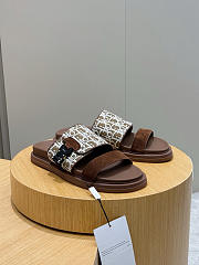 Okify Dior Brown Men Sandals - 6