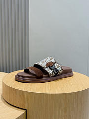 Okify Dior Brown Men Sandals - 4