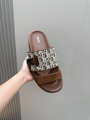 Okify Dior Brown Men Sandals - 3