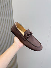 Okify Bottega Veneta Dark Brown Loafers 24984 - 4