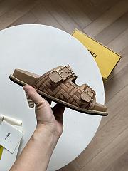 Okify Fendi Brown Sandals 24986 - 6