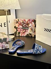 Okify Dolce & Gabbana Blue Slides - 2