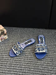 Okify Dolce & Gabbana Blue Slides - 3