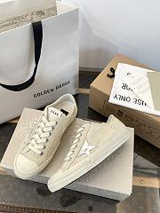 Okify GGDB Beige Sneakers With Diamond Flowers - 5