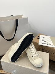 Okify GGDB Beige Sneakers With Diamond Flowers - 4