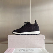 Okify Jimmy Choo Veles Sneakers In Black 4.5cm - 6