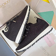 Okify Jimmy Choo Veles Sneakers In Black 4.5cm - 4