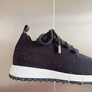 Okify Jimmy Choo Veles Sneakers In Black 4.5cm - 2